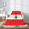WZYCWB Lebanon Flag Flannel Children's Blanket, 127 x 101.6 cm view 2