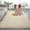 CUIMEI Fluffy Rug for Kids’ Room, 200 x 380 cm, Shaggy Soft, Non-Slip, Durable, Foldable, Cream view 2