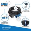 Kalle AquaSecure Schuko 230V 16A Connection Cable, 2.5 mm, IP68 Plug, DIY Assembly, 50 m view 3