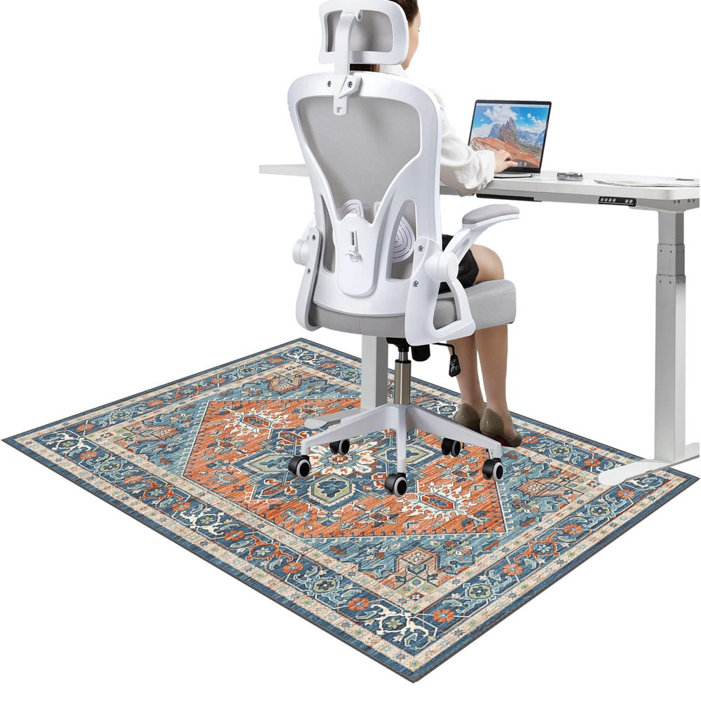 140 x 180 cm Desk Chair Mat for Laminate, Carpet, and Hard Floors