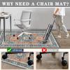 140 x 180 cm Desk Chair Mat for Laminate, Carpet, and Hard Floors view 4