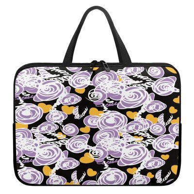 ENEN Graffiti Print Waterproof Laptop Bag, Slim Business Briefcase for Men and Women (13.7 in)