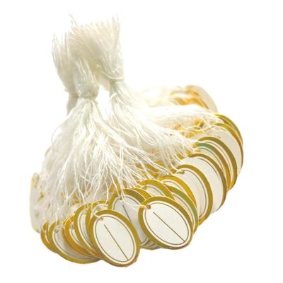 Operitacx 100 Paper Price Tags with String