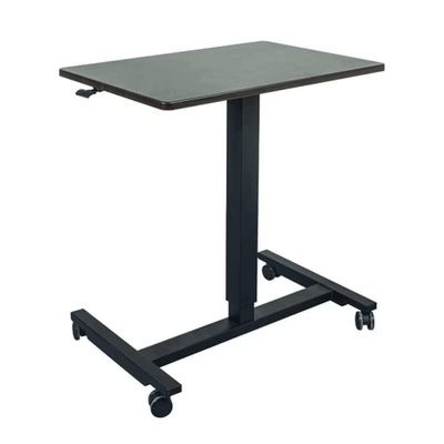 OLSKFUH Height-Adjustable Overbed Table with Casters