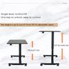 OLSKFUH Height-Adjustable Overbed Table with Casters view 4