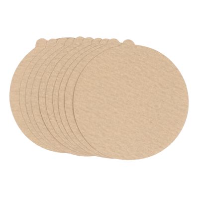 Round Sanding Discs, 180 Pieces, 10 Grit Options, Yellow, for Metal
