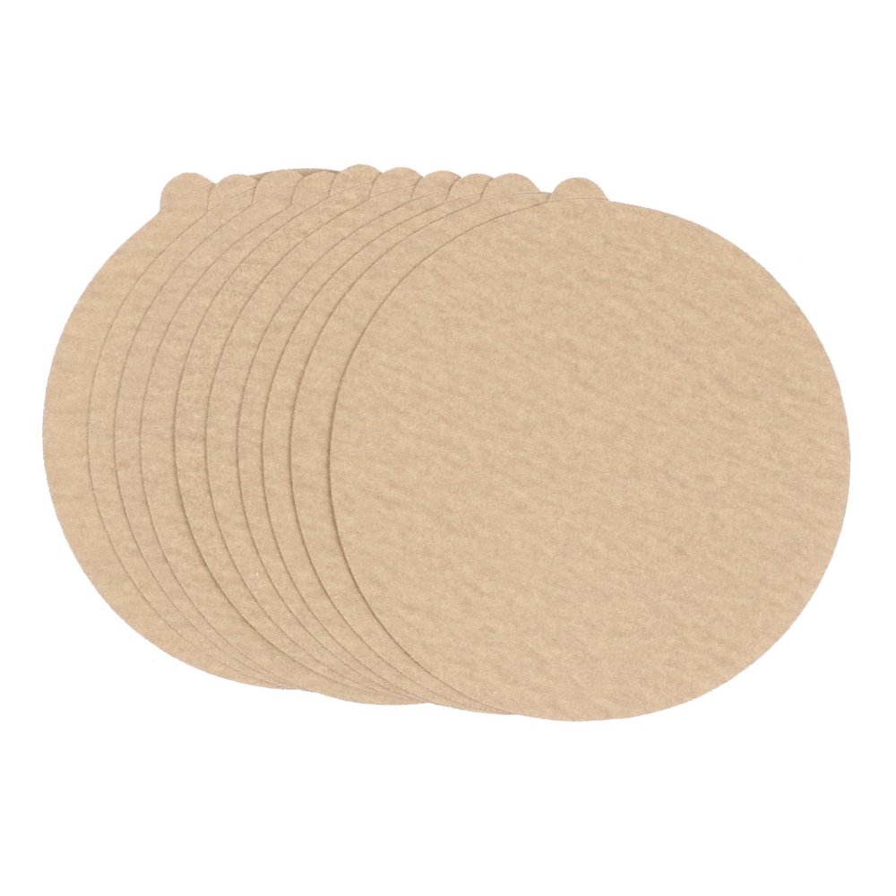 Round Sanding Discs, 180 Pieces, 10 Grit Options, Yellow, for Metal