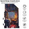 Japanese-Style Wooden Puzzle for Adults, 1,000 Pieces, 78 x 53 cm view 4
