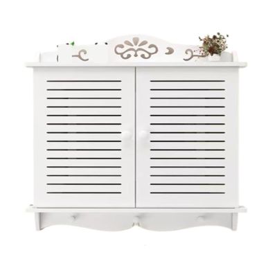 Decorative Electrical Meter Box Cover with Shelf and Hooks