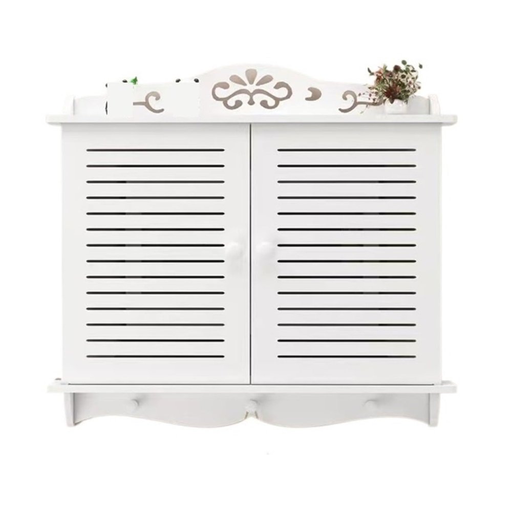 Decorative Electrical Meter Box Cover with Shelf and Hooks