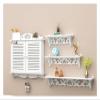 Decorative Electrical Meter Box Cover with Shelf and Hooks view 3