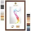 FRAMO Wooden Picture Frame 21 x 29.7 cm (Image Size), DIN A4, Wenge Brown view 1
