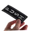 Alipis 2-Pack Self-Adhesive Push and Pull Signs for Glass Doors, Black PVC view 3