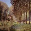 ZHAOSHAN Vintage Canvas Print, “The Rest Beside a Stream” by Alfred, Abstract Wall Art for Home and Office, 60 x 90 cm view 1