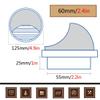 201 Stainless Steel Round Vent Cover, 60–200 mm, with Insect Screen and Rain Hood view 2