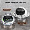 201 Stainless Steel Round Vent Cover, 60–200 mm, with Insect Screen and Rain Hood view 3