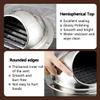 201 Stainless Steel Round Vent Cover, 60–200 mm, with Insect Screen and Rain Hood view 4