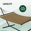 Double-Wide 3 m Polyester Rope Hammock with Spreader Bars, 2-Person, 130 cm Wide view 3
