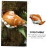 Brown Ceramic Garden Carp Statue with Spray Function view 3