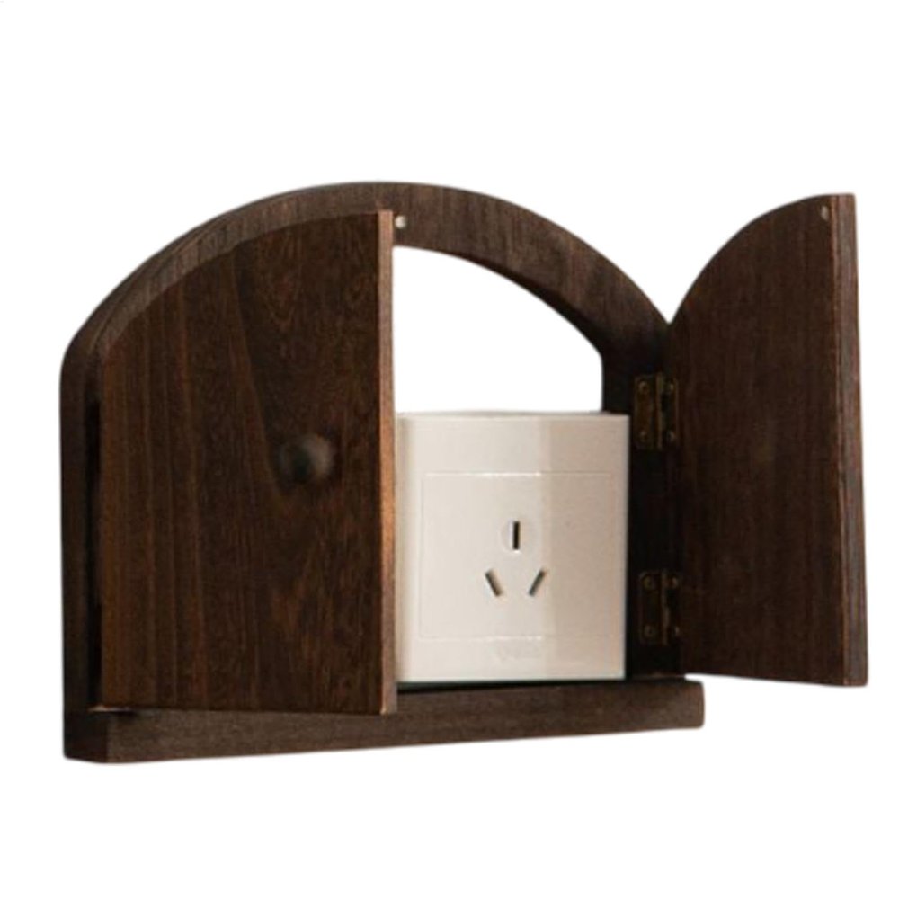 Fairy Door Wooden Outlet Cover
