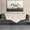 Autumn Flannel Throw Blanket with Pumpkin and Maple Leaf Design view 4