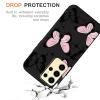 Phoona Case for Samsung Galaxy S24 Ultra 5G, 6.8-Inch, Black Butterfly Design view 4