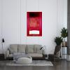 RYLJCZ Mark Rothko White and Brown Famous Wall Art Reproduction, Abstract Canvas Painting for Living Room Decor, 55 x 72 cm (21.6 x 28.3 in), Unframed view 3