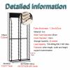 DECAKE Sample Display Stand for Wood Boards, Door Templates, and Floor Tiles, 24-Slot Commercial Sample Holder view 2