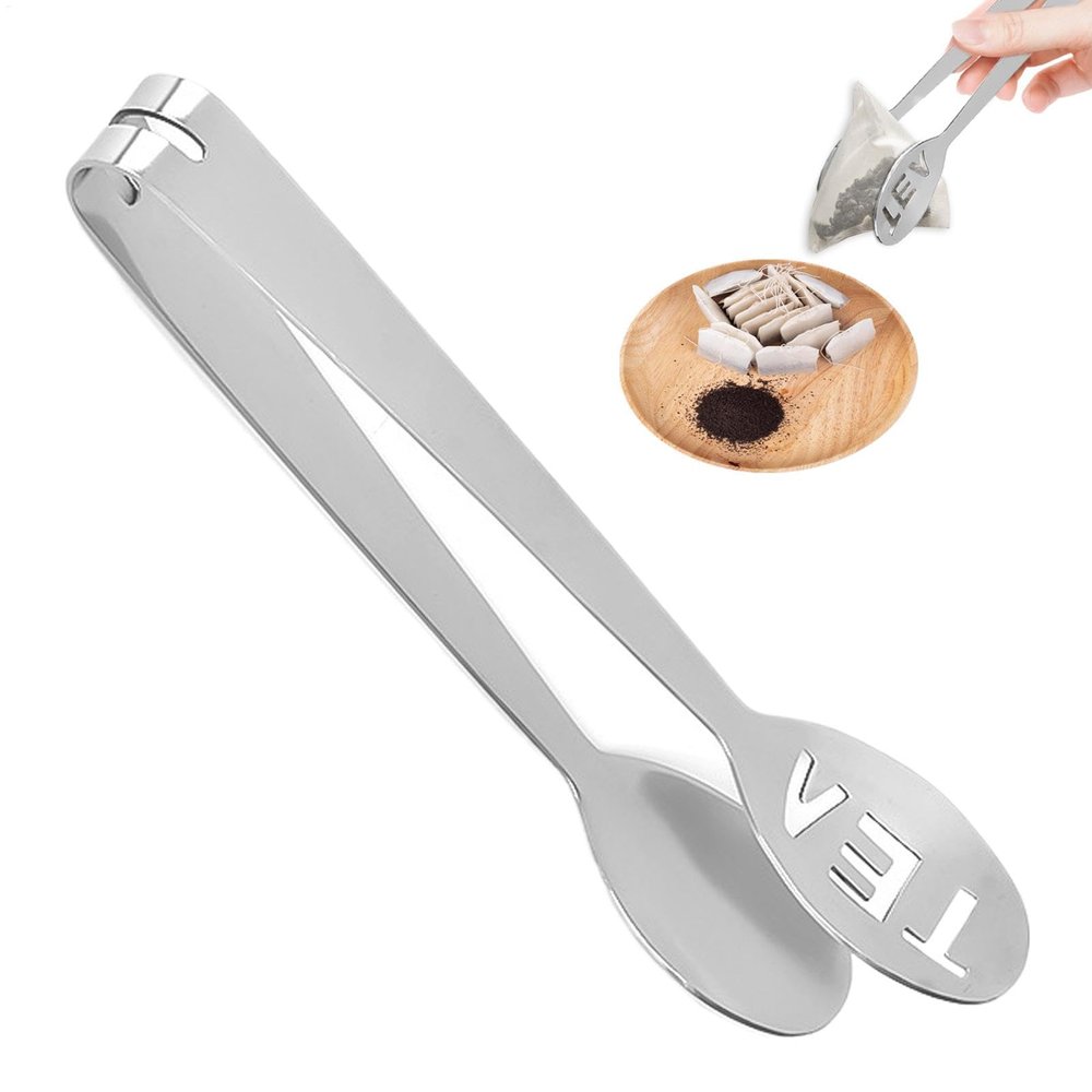 Stainless Steel Tea Bag Squeezer Tongs