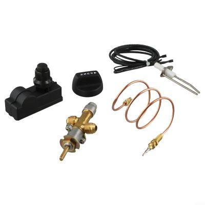 Flame-Failure Safety Control Valve Set with Quick Ignition for Fireplaces and Heaters