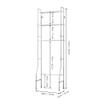 3-Tier Over-the-Toilet Storage Rack for the Bathroom, Space-Saving White Organizer with Hooks and Towel Bar view 3