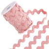 GORGECRAFT 11.4 m Rick Rack Trim, 13 mm Pink Ric Rac Zigzag Wavy Fringe view 1