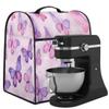 Mexpekil Stand Mixer Cover with Pockets, Dustproof, 5–8 L, Pink/Purple view 2