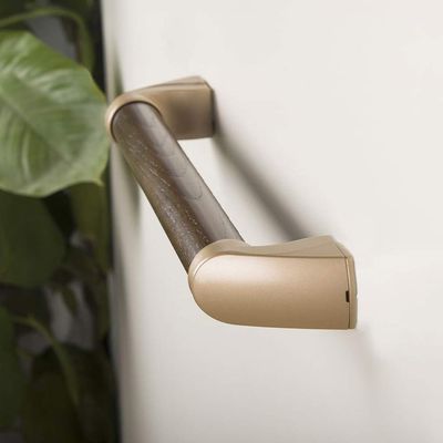 Waterproof Oak Grab Bar for Outdoor Use