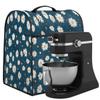 Mexpekil Stand Mixer Cover with Daisy Pattern and Pockets view 2