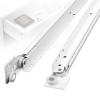 White Two-Part Side-Mount Drawer Slides, 1 Pair, 250–550 mm (9.8–21.7 in) view 1