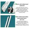 White Two-Part Side-Mount Drawer Slides, 1 Pair, 250–550 mm (9.8–21.7 in) view 3