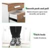 White Two-Part Side-Mount Drawer Slides, 1 Pair, 250–550 mm (9.8–21.7 in) view 4