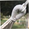 BESPORTBLE Camping Hammock 200 x 80 cm, Canvas, White, with Rope view 2