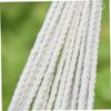 BESPORTBLE Camping Hammock 200 x 80 cm, Canvas, White, with Rope view 4