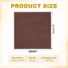PATIKIL 100-Pack 12 x 12 cm Brown Aluminum Foil Candy Wrappers view 2