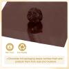 PATIKIL 100-Pack 12 x 12 cm Brown Aluminum Foil Candy Wrappers view 4