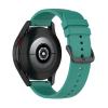 HFBZVAFC Round-Tail Silicone Watch Band, 20 mm, Dark Gray with Black Buckle view 2