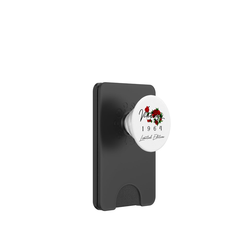 Vintage 62nd Birthday PopSockets PopWallet for MagSafe, 1964