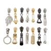 AQXYWQLL #5 Zipper Sliders, 5/10-Piece Set, Silver view 2