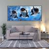 5D Dolphin Diamond Painting Kit, 60 x 120 cm view 2