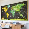 Diamond Painting World Map Kit for Adults, 5D, XXL 60 x 120 cm view 1