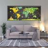 Diamond Painting World Map Kit for Adults, 5D, XXL 60 x 120 cm view 2