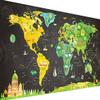 Diamond Painting World Map Kit for Adults, 5D, XXL 60 x 120 cm view 3