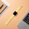 Sycamond Silicone Replacement Band for Apple Watch, Yellow, 38/40/41/42/44/45/46/49 mm view 2